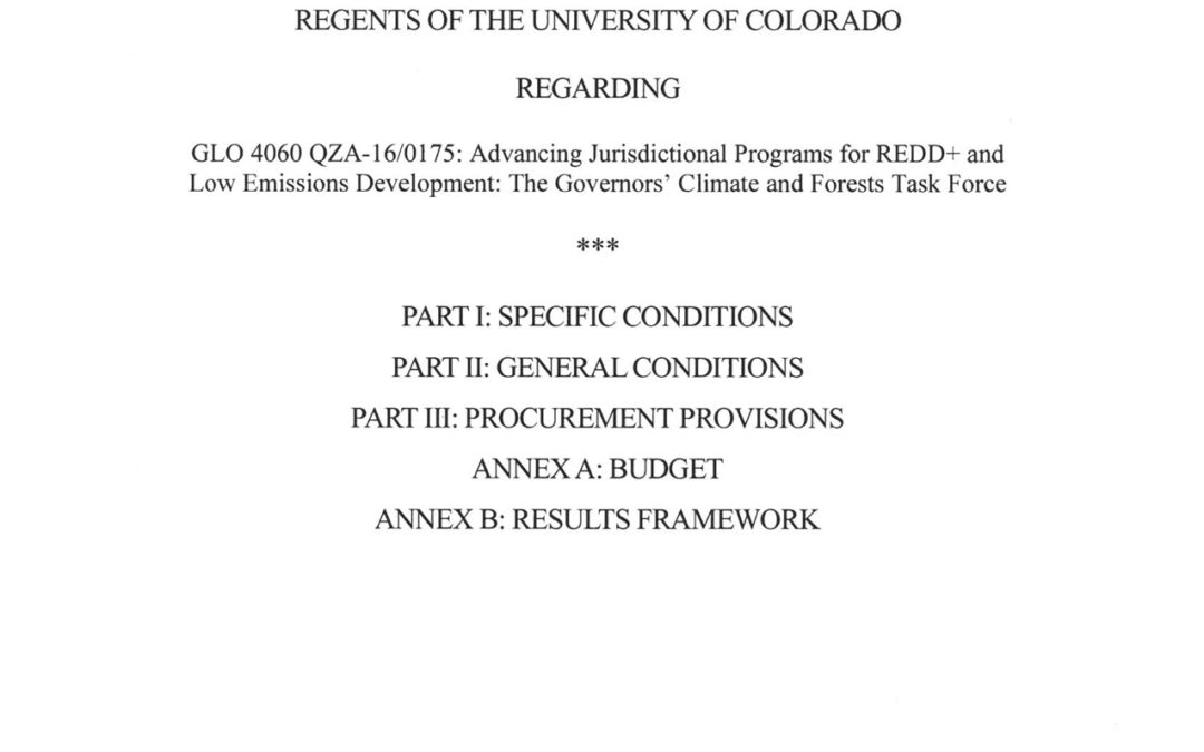 Norad Grant Agreement