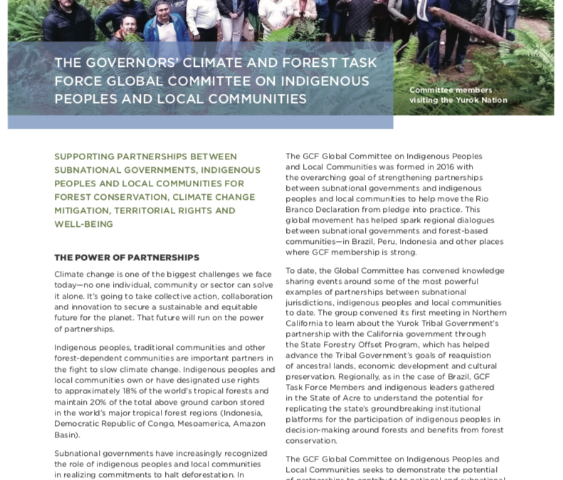 Global Committee for Indigenous Peoples and Local Communities