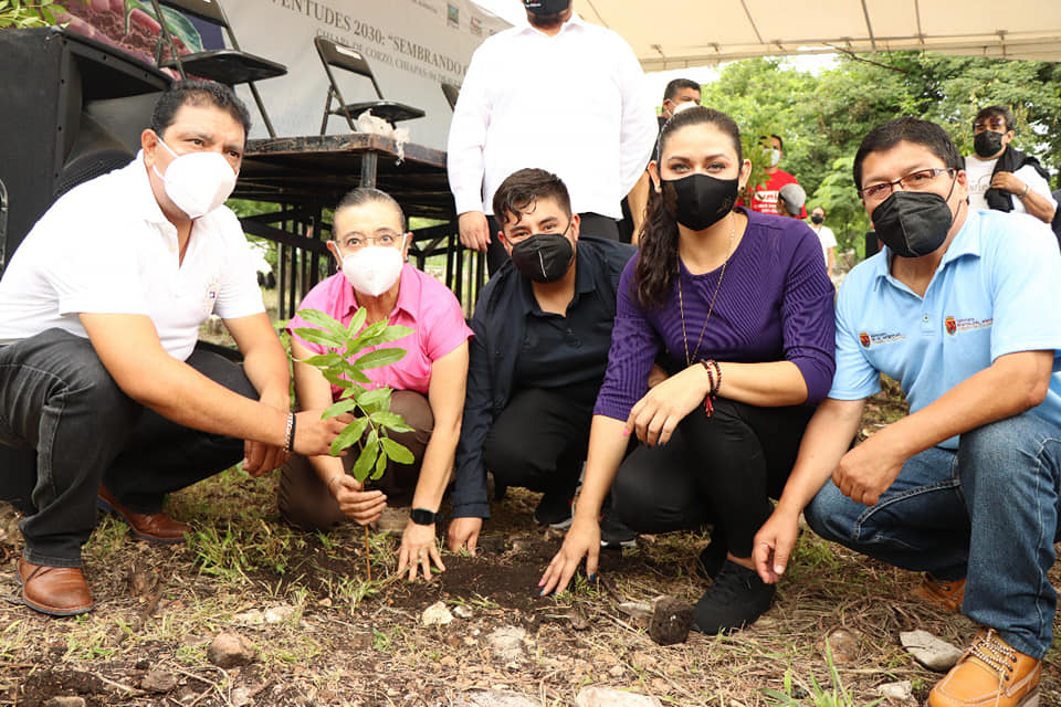 Campaña de Reforestación Juventudes 2030 en Chiapas