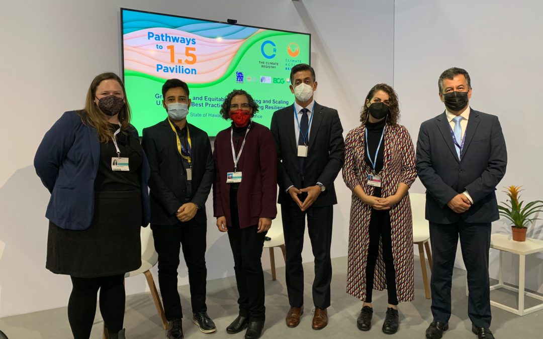 California Air Resources Board Chair Liane Randolph meets with GCF Task Force delegates at COP26