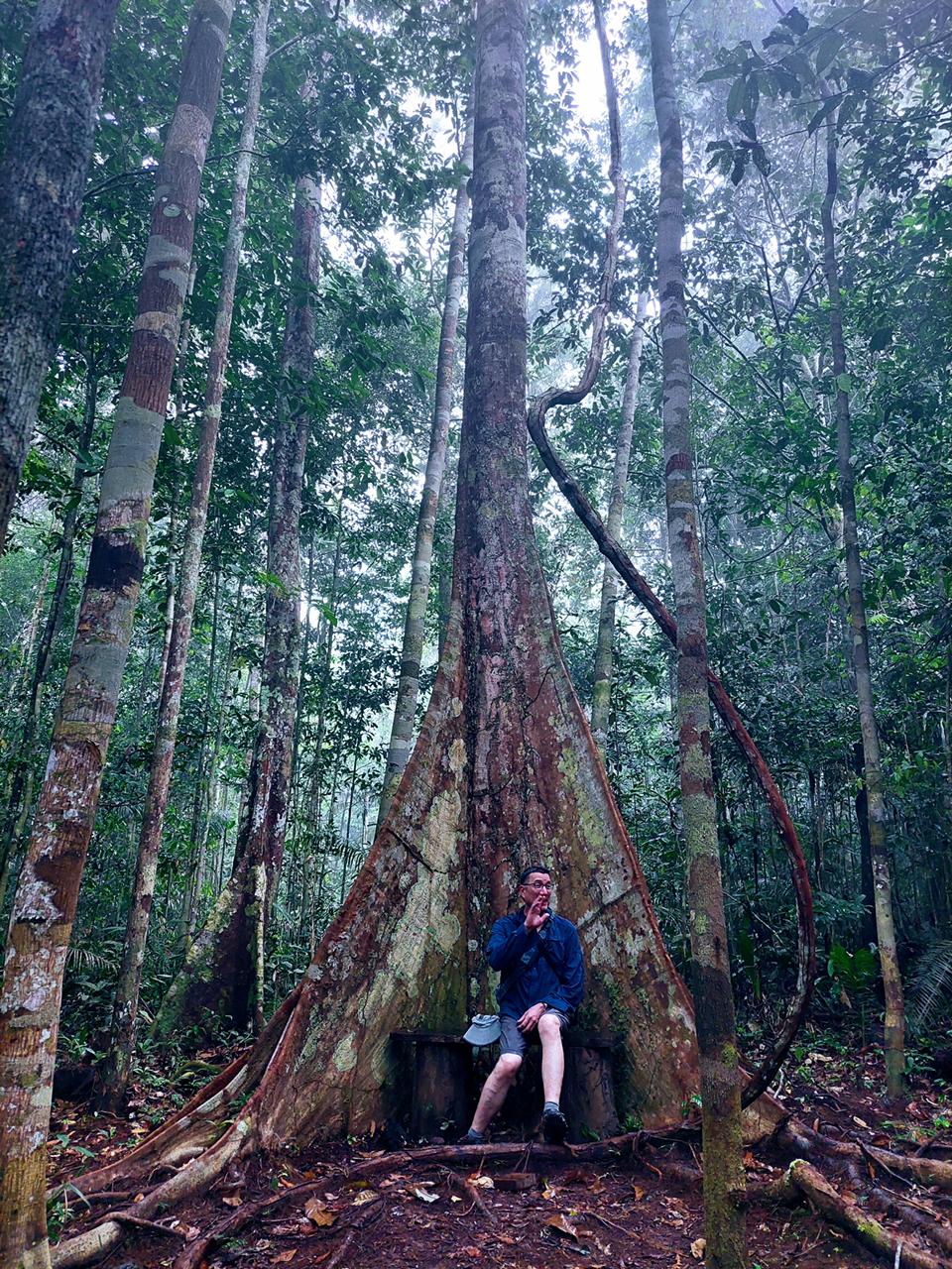 Photo of Mark Gruin in Amazonas, Brazil (photo courtesy of Andrea Carneiro)