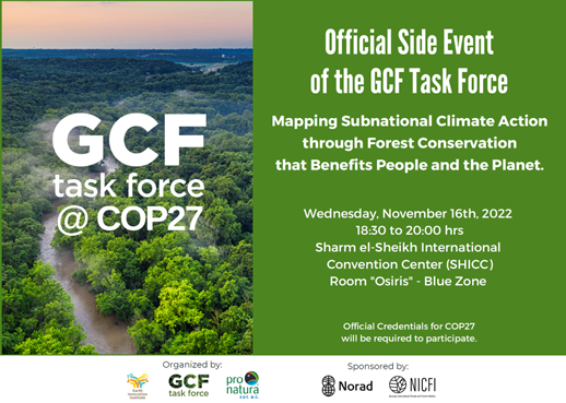 Official GCF Task Force COP27 Side Event