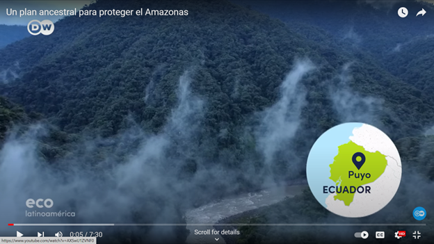 An ancestral plan to protect the Amazon in Pastaza, Ecuador