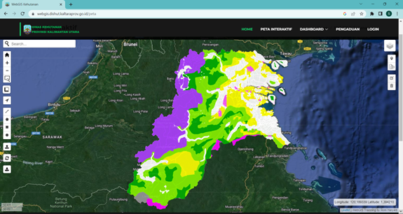 North Kalimantan launches WebGIS website