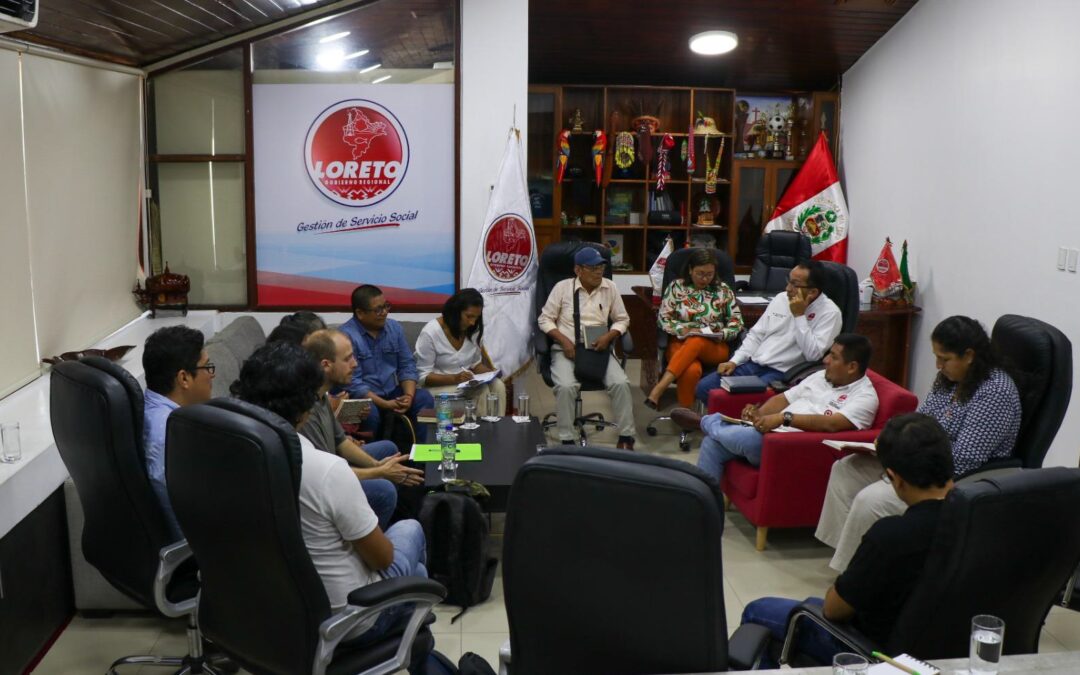 Regional Government of Loreto and indigenous organizations AIDESEP and ORPIO meet to discuss the situation of PIACIs in the region