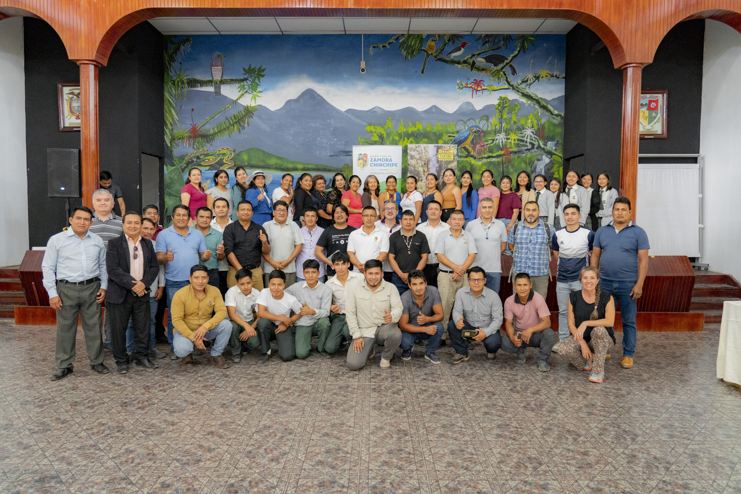 Group gathered in Zamora Chinchipe