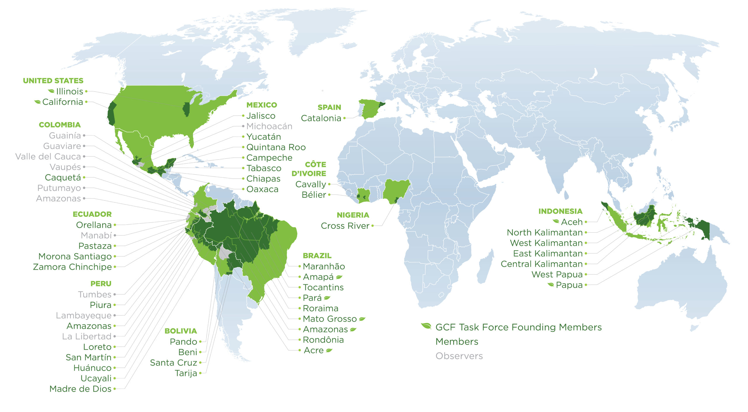 GCF Members Map_May 25_MembersObservers