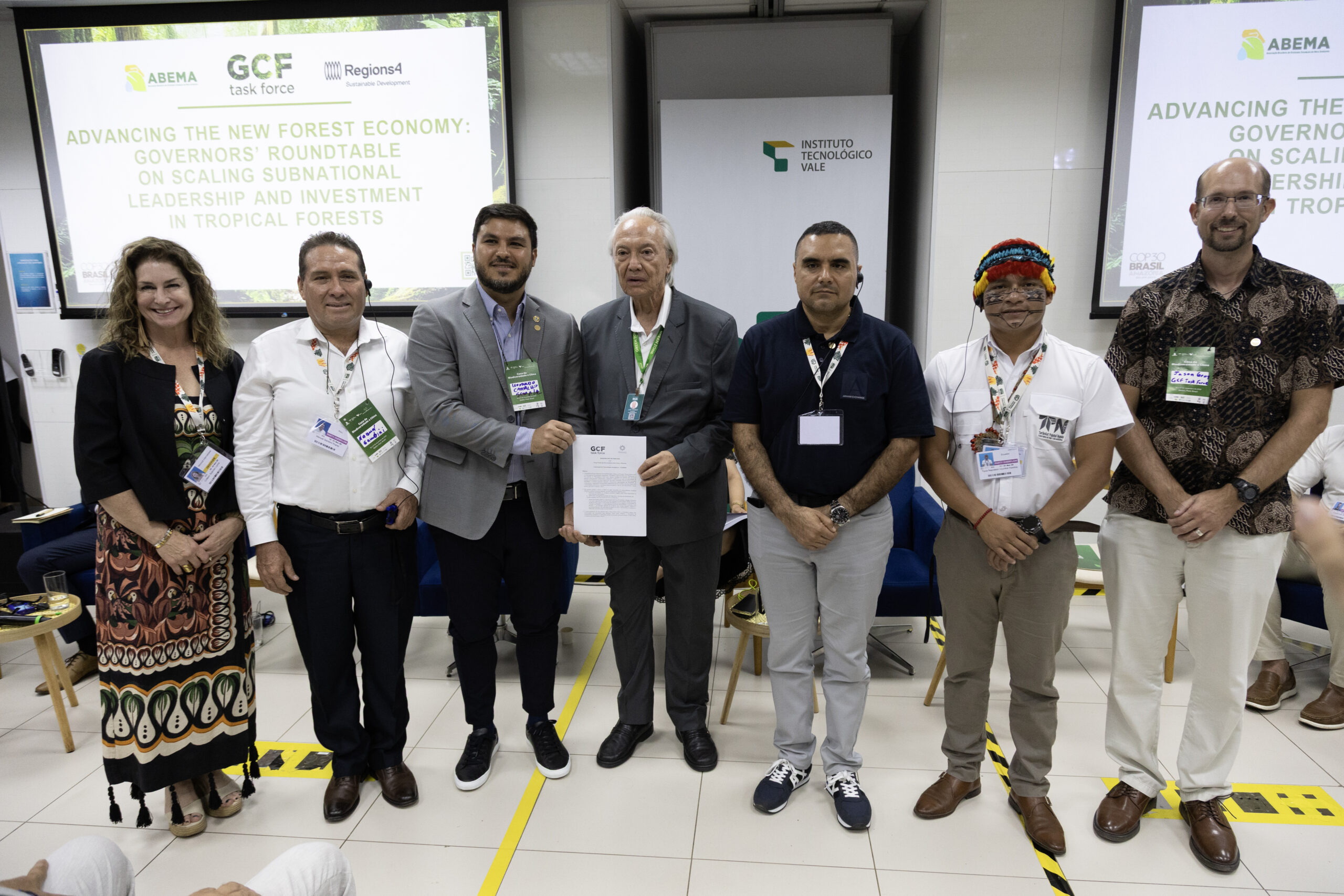 GCF Task Force and UNAMAZ MOU signing