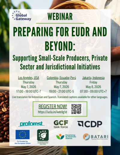Flyer for EUDR-readiness webinar