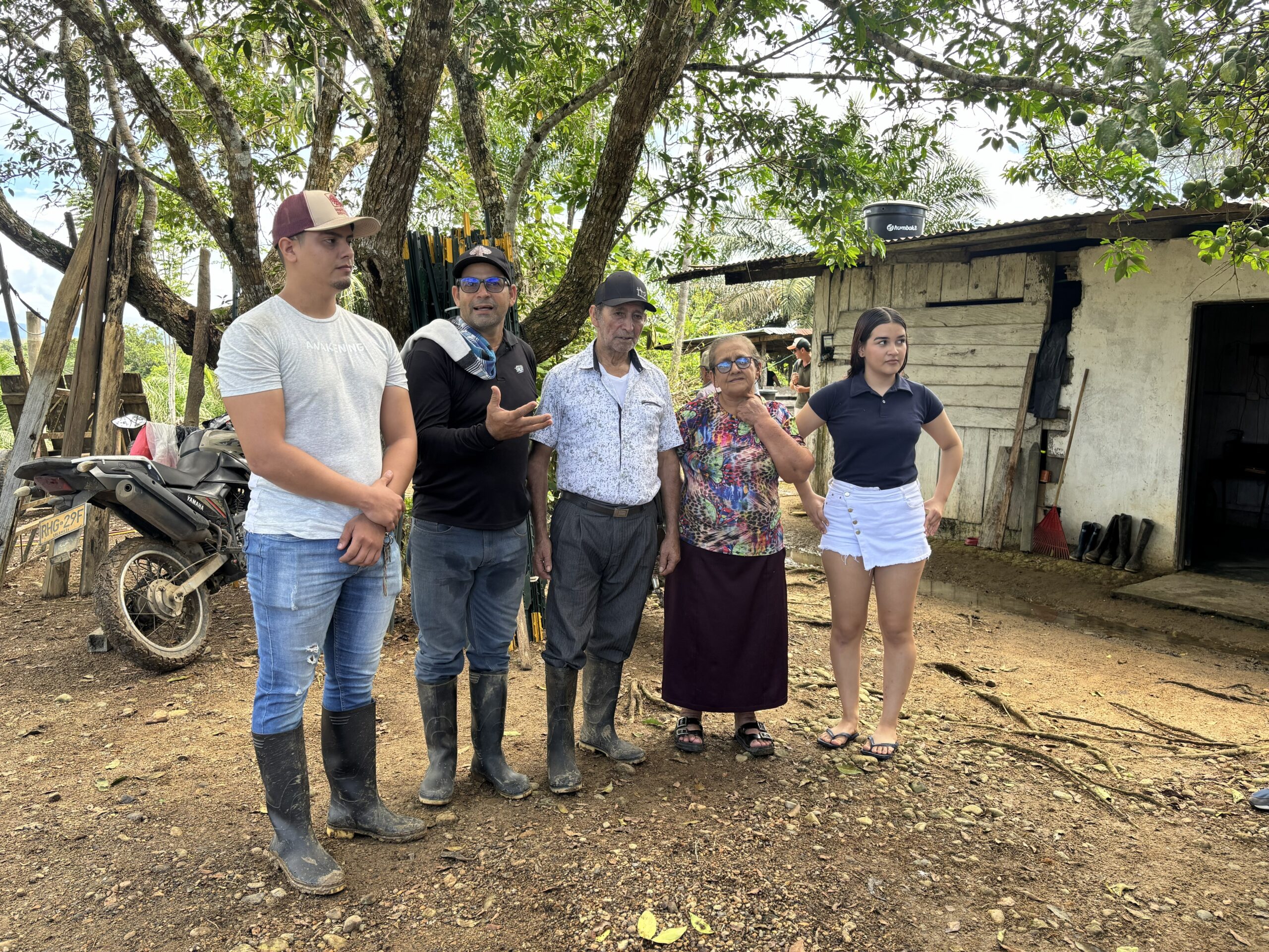 group of people at agroforestry farm