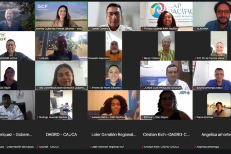 Zoom meeting screenshot with 20 speakers
